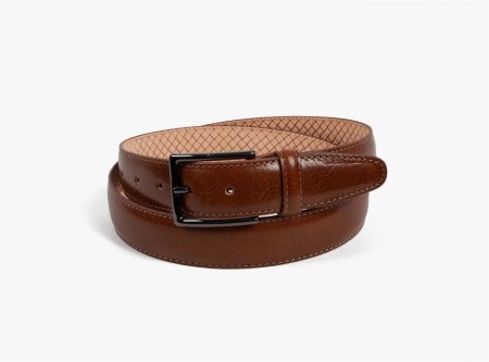 Montecristo Leatherbelt. 3,5cm. Cognac