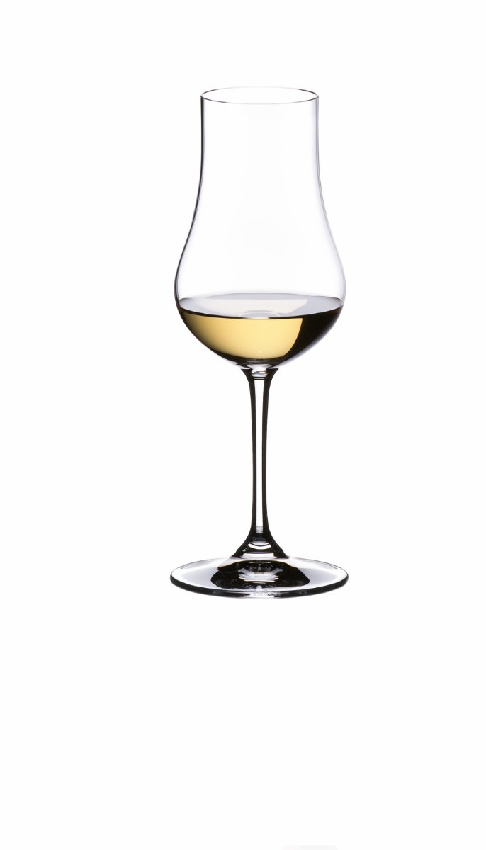 4-pakning akevittglass fra Riedels serie. Fungerer også godt til brennevin, likør og dessertvin.